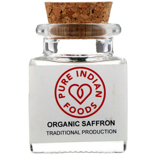 Pure Indian Foods, Bio-Safran, 1 g