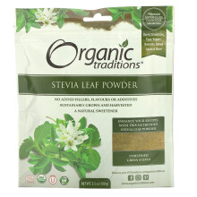 Organic Traditions, Stevia-Blattpulver, 3,5 Unzen (100 g)