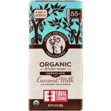 Equal Exchange, Bio-Kokosmilchschokolade, Mit Kokosblütenzucker, 55% Kakao, 2,8 Unzen (80 g)