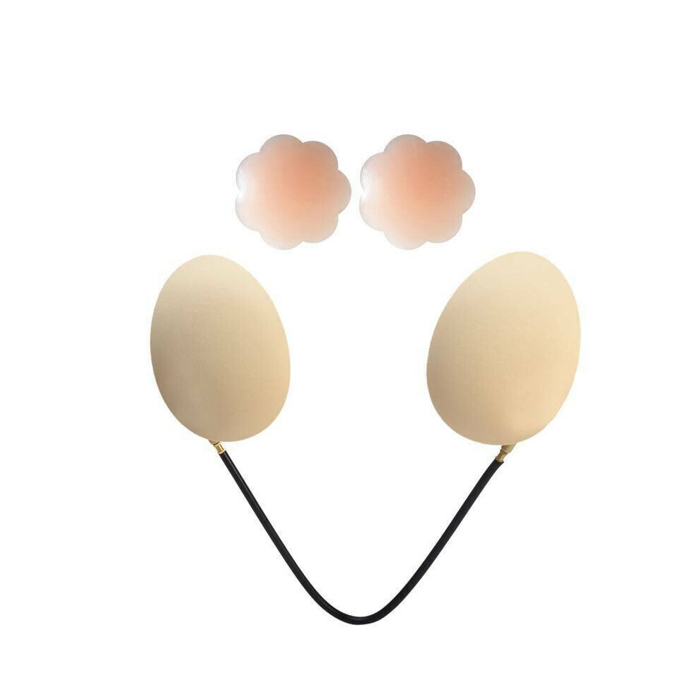 Beige) Upgraded Deep Plunge Invisible Push-Up Frontless Bra Strapless  Backless Bra Kit on OnBuy