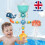 Kids Bath Toy Water Spray Whale Squid Crab Model  Suction Water Toys 3