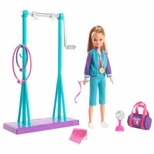 Doll Team Stacie Doll & Gymnastics Playset Hold For Active Role-Play Fun