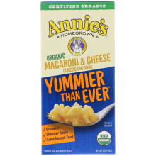 Annie's Homegrown, Bio-Makkaroni & Käse, Klassischer Cheddar, 6 Unzen (170 g)