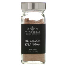 The Spice Lab, Kala Namak Noir de l'Inde, 4 oz (113 g)