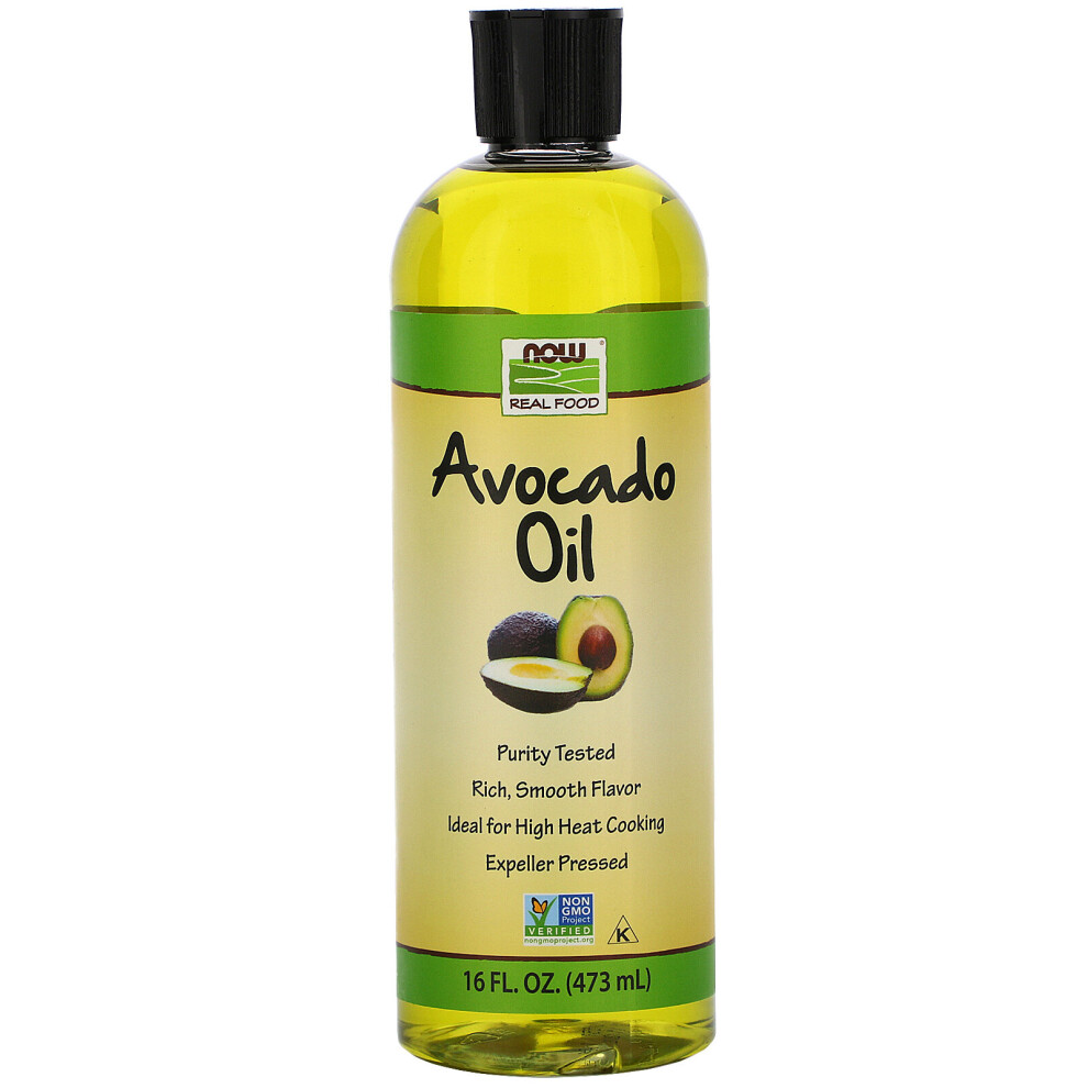 Now Foods , Real Food, Avocado Oil, 16 Fl. Oz (473 Ml)