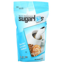 Health Garden, Sugarless, Mélange Édulcorant Érythritol Stévia, 453 g