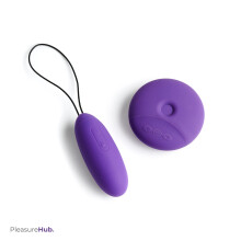 PleasureHub Remote control Vibrating Love Egg- Purple