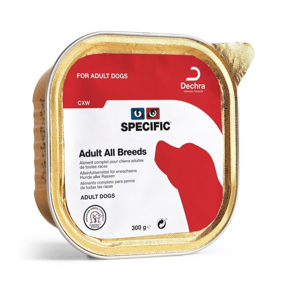 Dechra Specific Cxw Adult All Breeds Wet Dog Food 6X300g