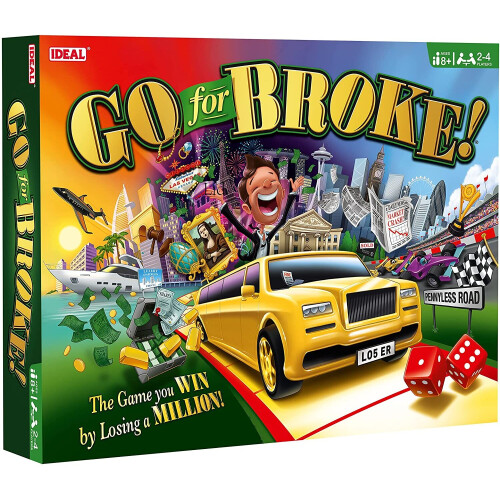 IDEAL Go For Broke Board Game