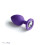 PleasureHub Beginners Jewelled Butt Plug- Black 1
