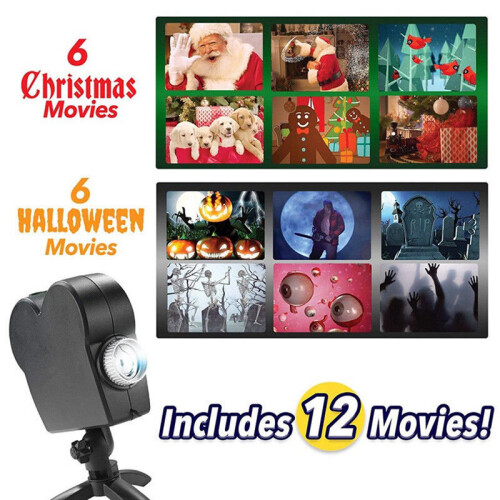 Window Projector with12 Movies UK Plug 1