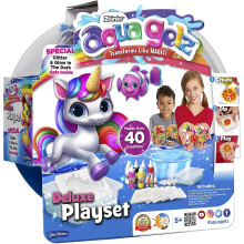 AquaGelz Deluxe Core Set - Create Colorful, Squishy Creations in Seconds with Glow-in-the-Dark, Glitter & Metallics, 6 Moulds