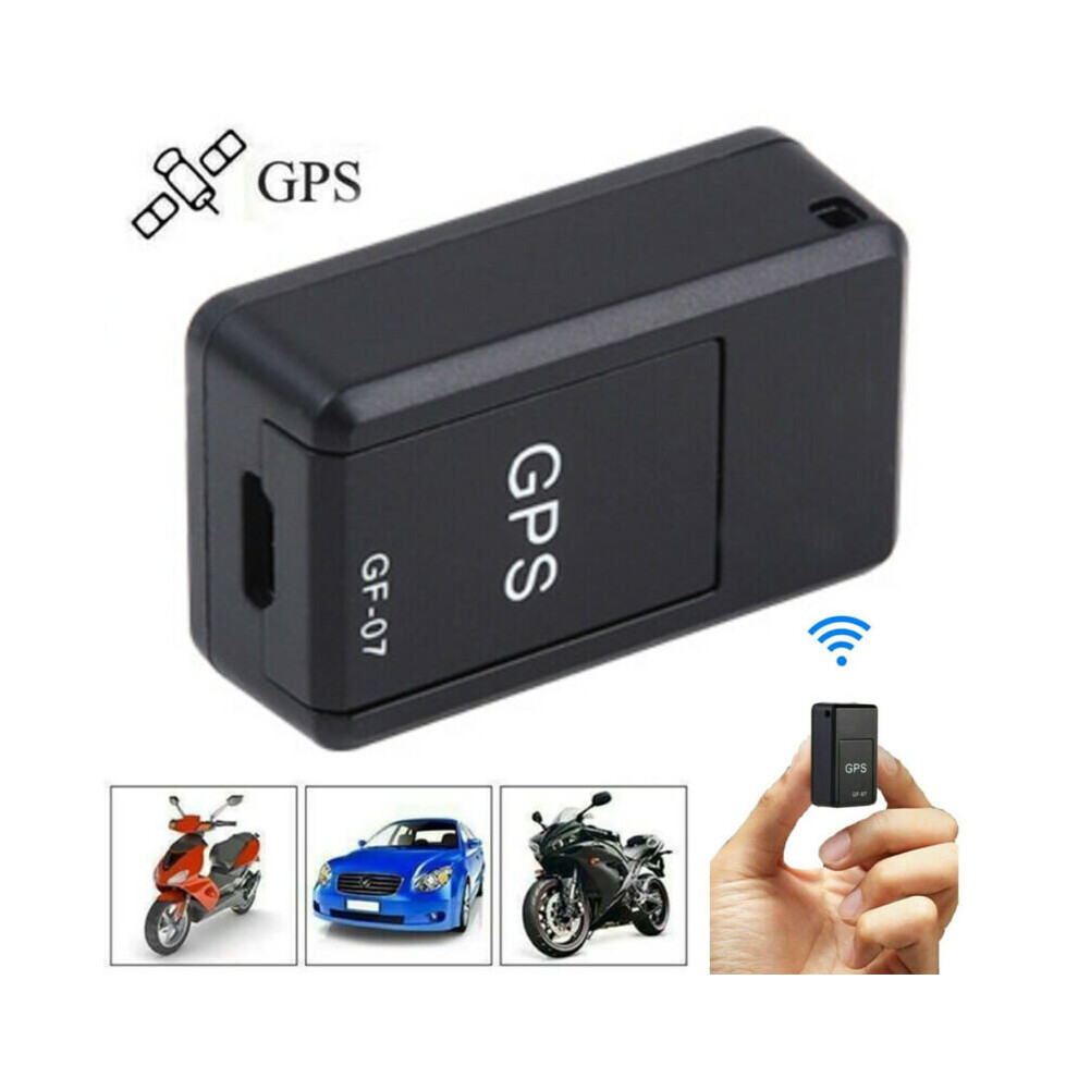 Tracking Devices Gf07 Magnetic Gps Tracker Real-Time Car Truck Vehicle Locator Light/Black 699346054930