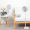 Cordless  Folding Fan Cooling Wireless Portable Rechargeable Fan 2