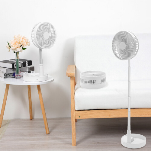 Cordless  Folding Fan Cooling Wireless Portable Rechargeable Fan 1