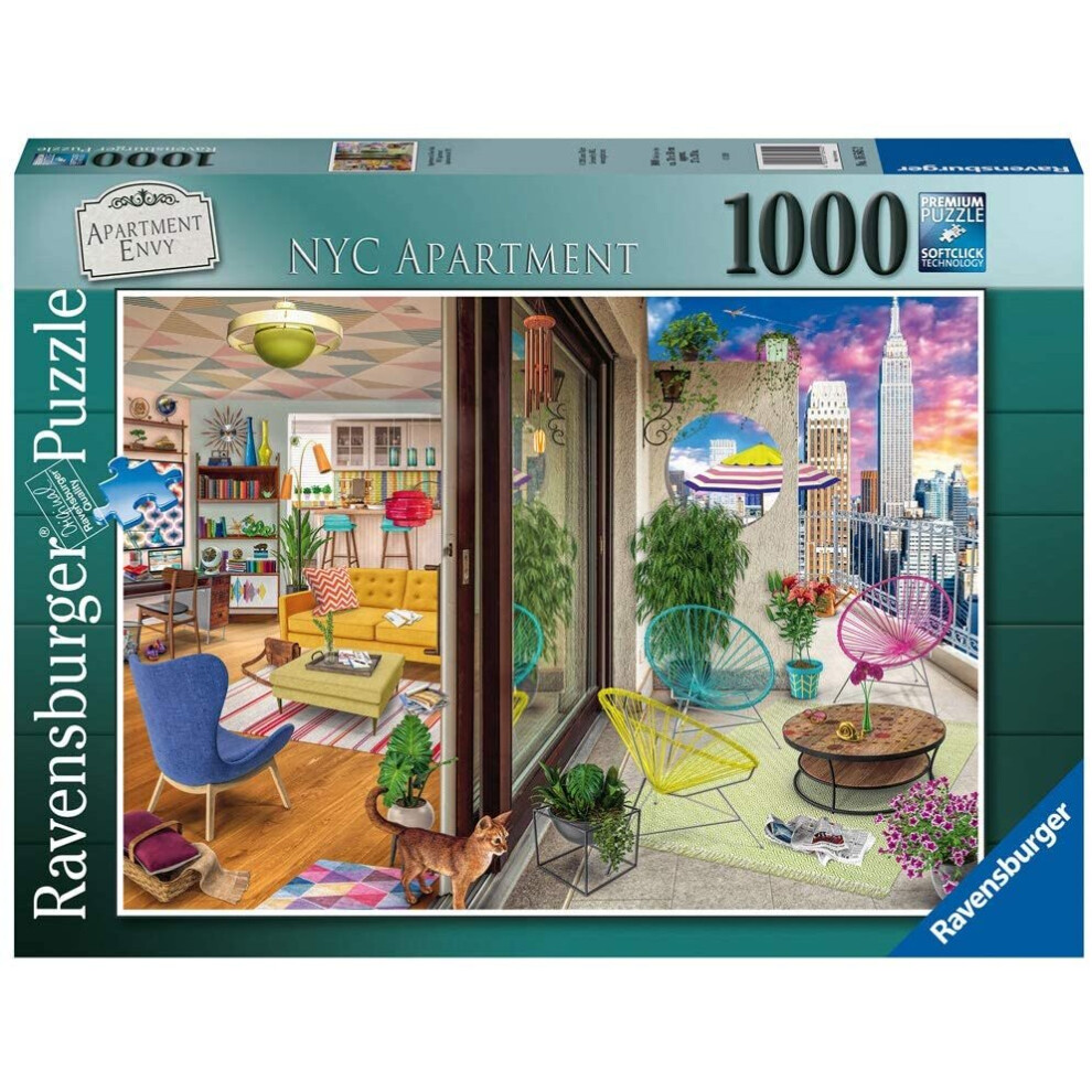 Ravensburger Jigsaw Puzzle - Nyc (New York) Apartment - 1000 Pieces