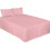 (Pink, Single) Plain Dyed Polycotton Platform Easy Care Base Valance Sheet in 18 colours 1