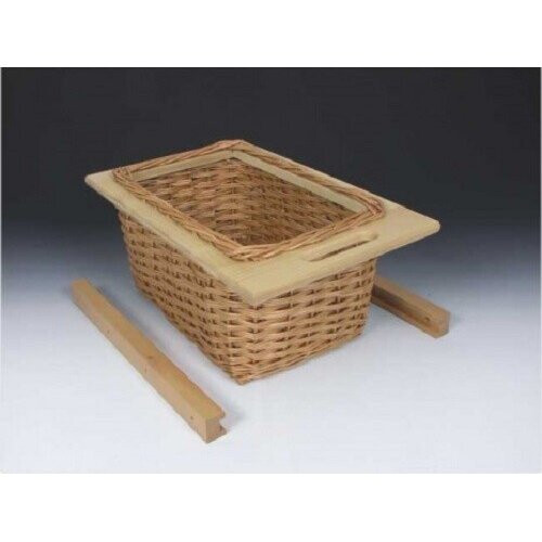 (500mm) Pull out wicker baskets kitchen storage solution