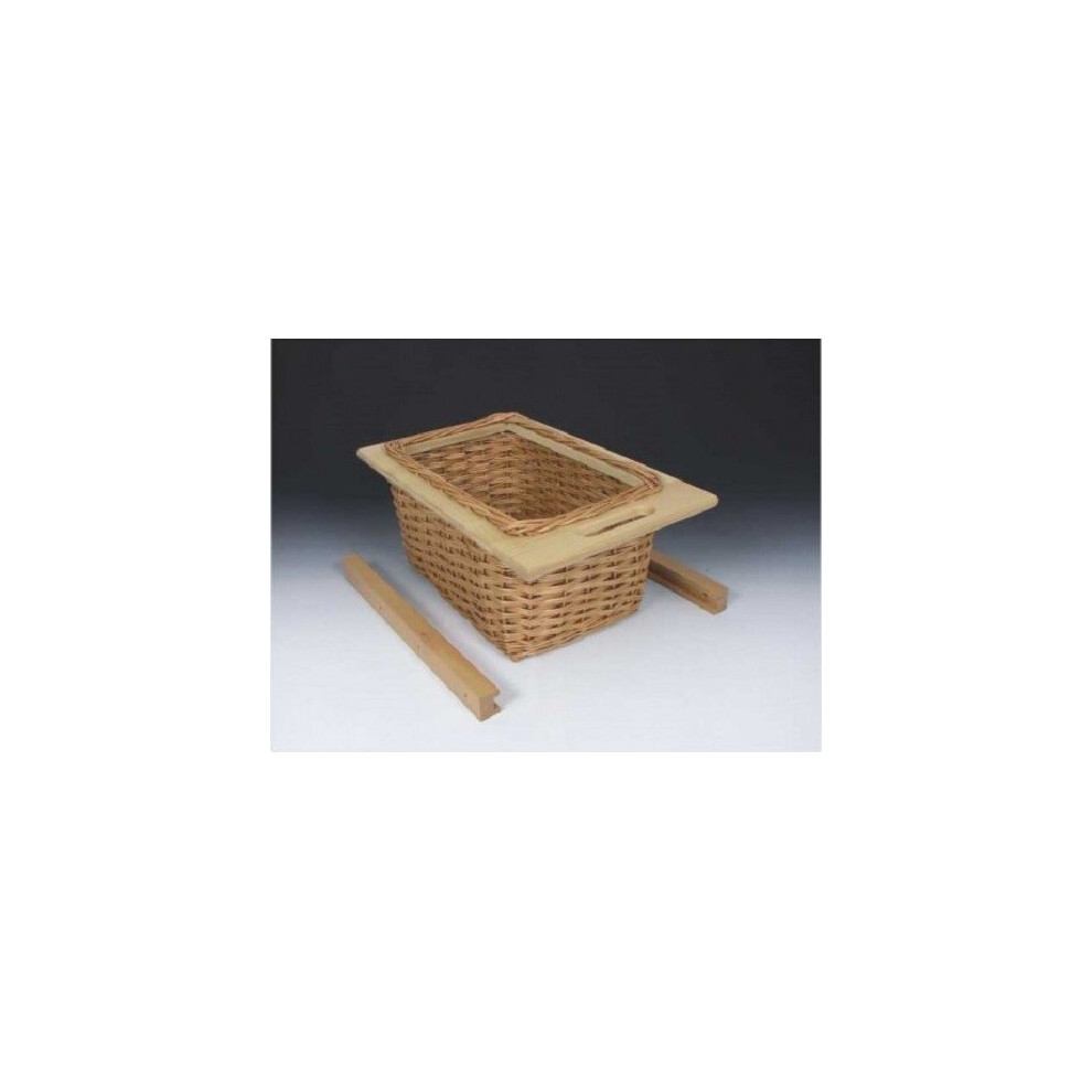 (500mm) Pull out wicker baskets kitchen storage solution