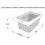 (600mm) Pull out wicker baskets kitchen storage solution 2