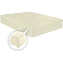 (Cream, Single) Super Soft 100% Brushed Cotton Thermal Flannelette Sheets Set (Fitted Sheet + Flat Sheet + Pair of Pillowcases) Available in 6 Colours