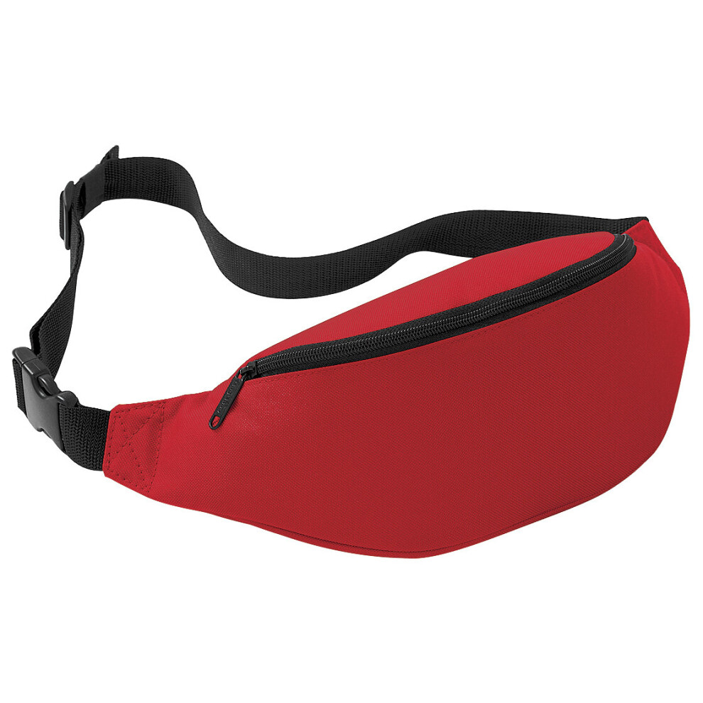 (One Size, Classic Red) Bagbase Adjustable Belt Bag (2.5 Litres)