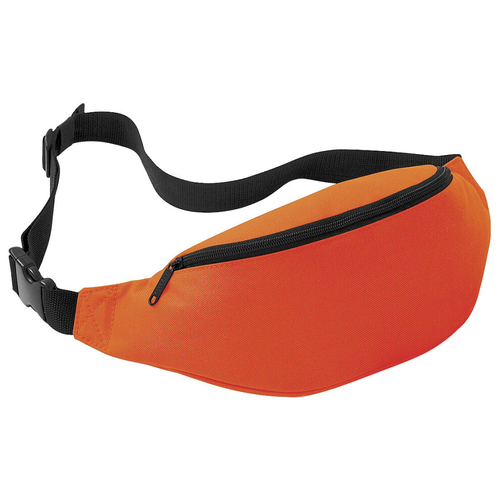 (One Size, Orange) Bagbase Adjustable Belt Bag (2.5 Litres)