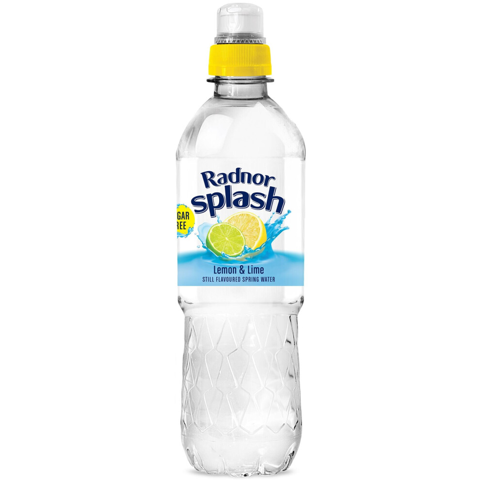 Radnor Hills Radnor Splash Lemon And Lime Flavoured Water - Sugar Free, No Added Sugar, Still Water With Sports Cap