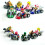 6PCS Super Mario Kart Pull Back Car Luigi Toad Bowser Figure Toys 3