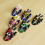 6PCS Super Mario Kart Pull Back Car Luigi Toad Bowser Figure Toys 4