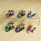 6PCS Super Mario Kart Pull Back Car Luigi Toad Bowser Figure Toys 6