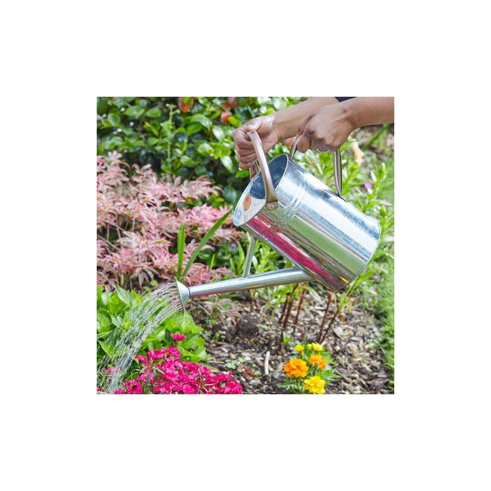 Smart Garden Durable Watering Can 4.5L, Galvanised Steel