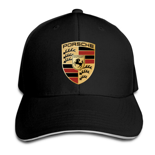 (Black) Adjustable Unisex Porsche Baseball Cap/Hat