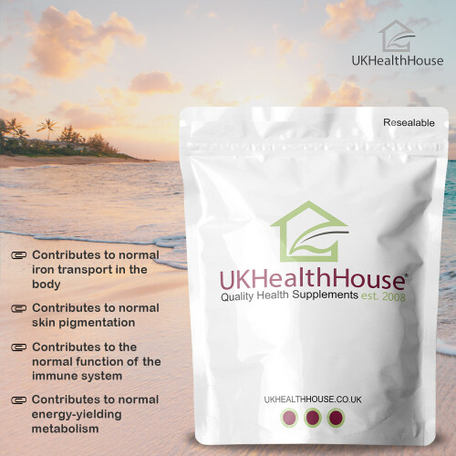 Copper Bisglycinate 1mg - 90 Tablets 1,000mcg Mineral Supplement 2
