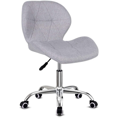 Joolihome (Light Grey) Home Office chair Adjustable Height Computer Chair 1