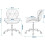 Joolihome (Black) Home Office chair Adjustable Height Computer Chair 8