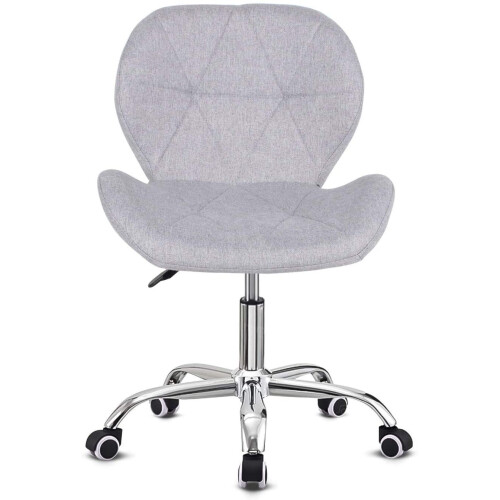 Joolihome (Light Grey) Home Office chair Adjustable Height Computer Chair 2