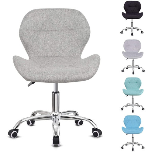 Joolihome (Grey) Home Office chair Adjustable Height Computer Chair 1
