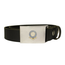 Manchester City football club leather snap fit belt