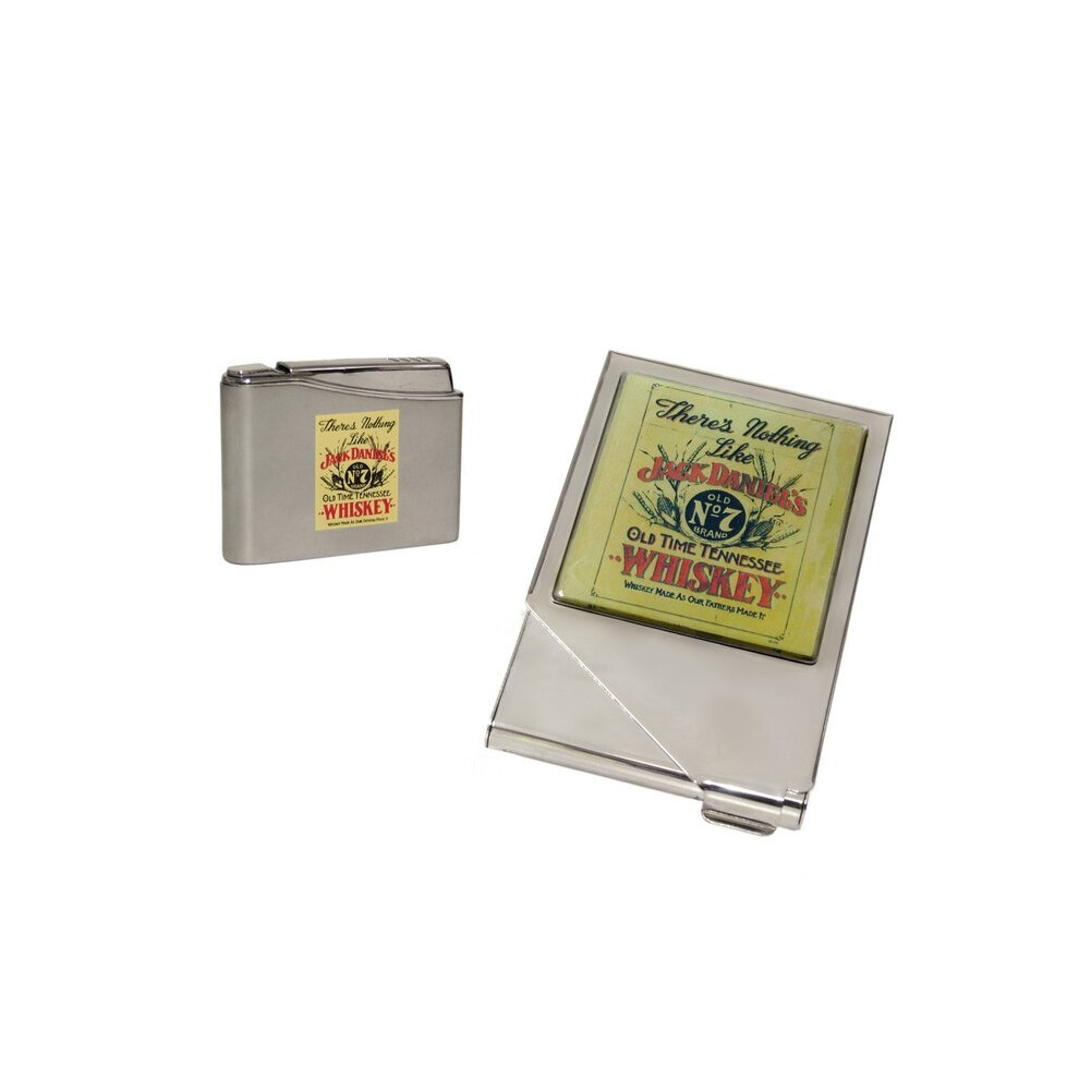 Jack Daniel's Nostalgia gift lighter and cigarette case