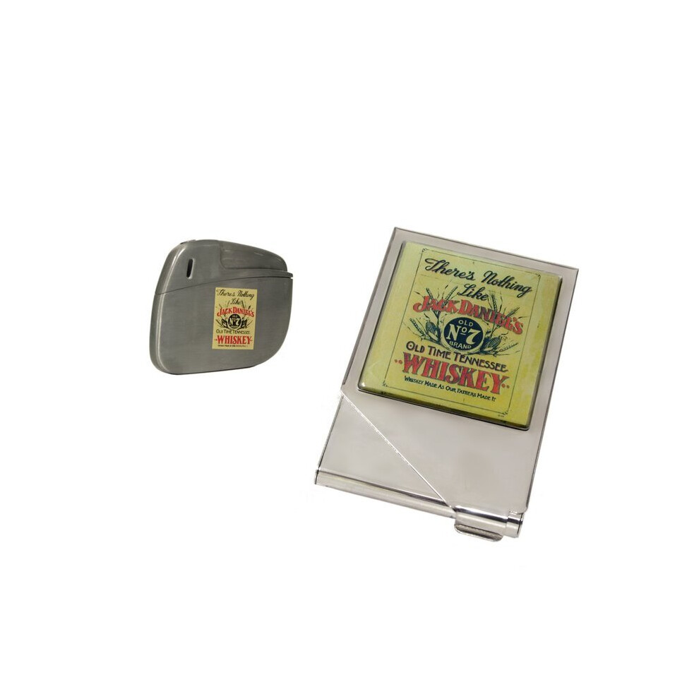 Jack Daniels Jack Daniel's Nostalgia Gift Lighter And Cigarette Case