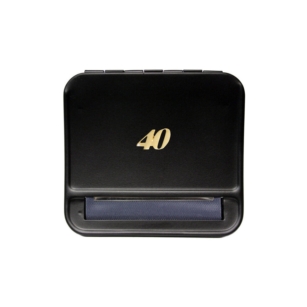 Knight Black/Gold 40Th Anniversary Birthday Celebration Cigarette Rolling Machine