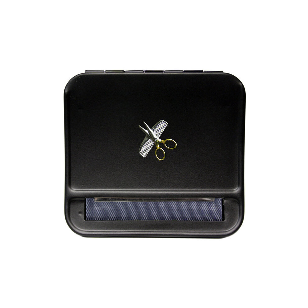 Knight Hair Stylist's Comb And Scissors Cigarette Rolling Machine