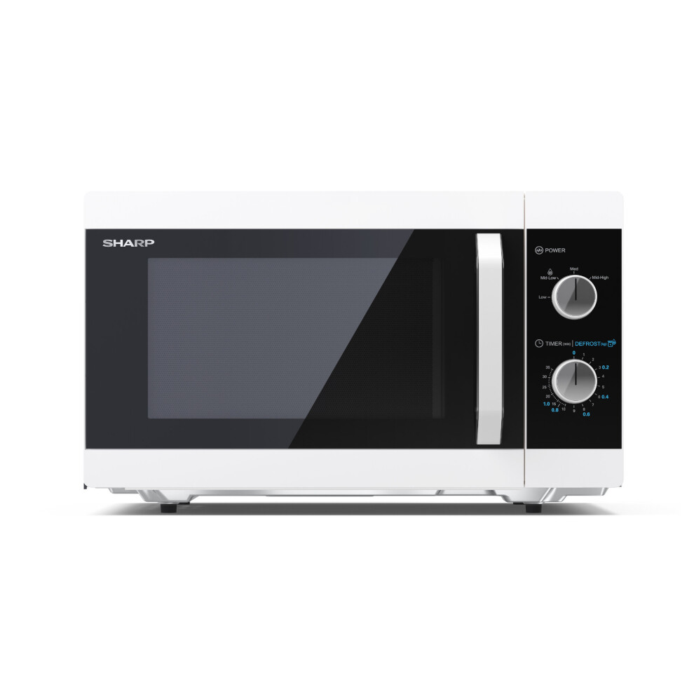 Sharp YC-MS31U-W 23L 900W Microwave with 5 Power Levels - White