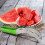 Wassermelonenschneider Großes praktisches Edelstahlschneidemesser 3