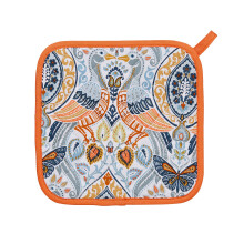 Ulster Weavers Heat Resistant Pot Mat - Cotswold (100% Cotton Outer; 100% Polyester wadding; CE marked, Orange)