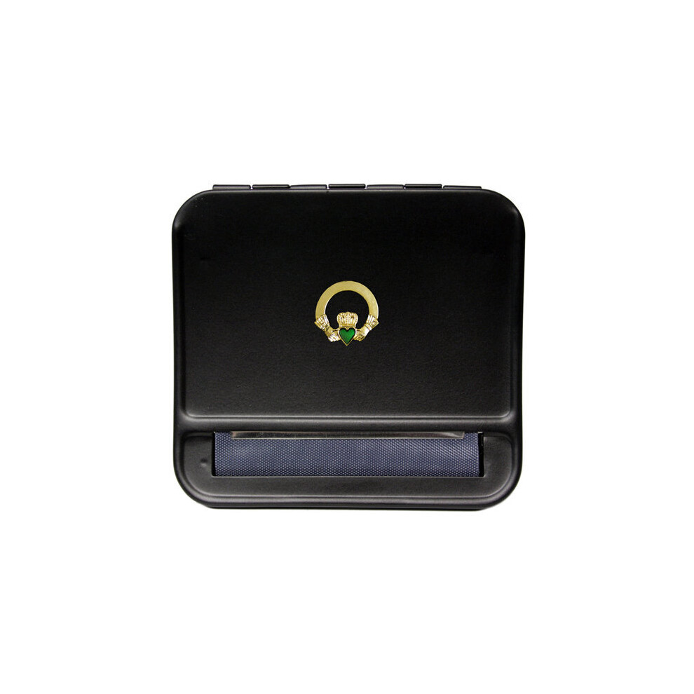 Knight Black Irish Claddagh Metal Cigarette Rolling Machine