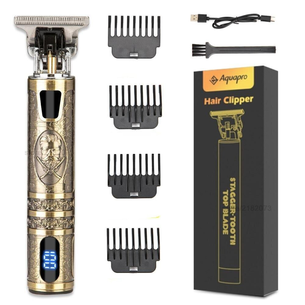 (man led) 2021 T9 Electric Hair Trimmer Cordless Shaver Beard Trimmer Electric Shaver For Men 0mm Men Barber Hair Cutting Machine