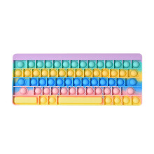 (Style 02) POP IT Toy Fidget Toy keyboard Silicone Bubble Toy