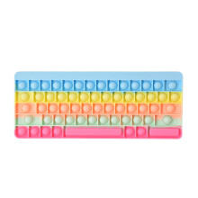 (Style 03) POP IT Toy Fidget Toy keyboard Silicone Bubble Toy